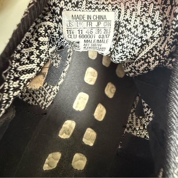 Adidas Pure Boost Limited Oreo S80704 Size 11.5 Mens Sneakers Shoes - Picture 6 of 8